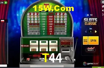 Tela de boas-vindas e lobby de jogos do aplicativo T44